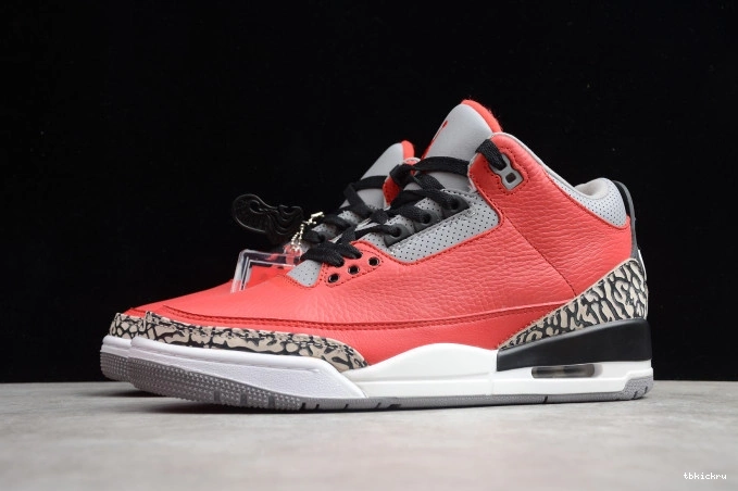 Cheap TBK Cement Red 3 CK5692-600 Air Jordan 0704